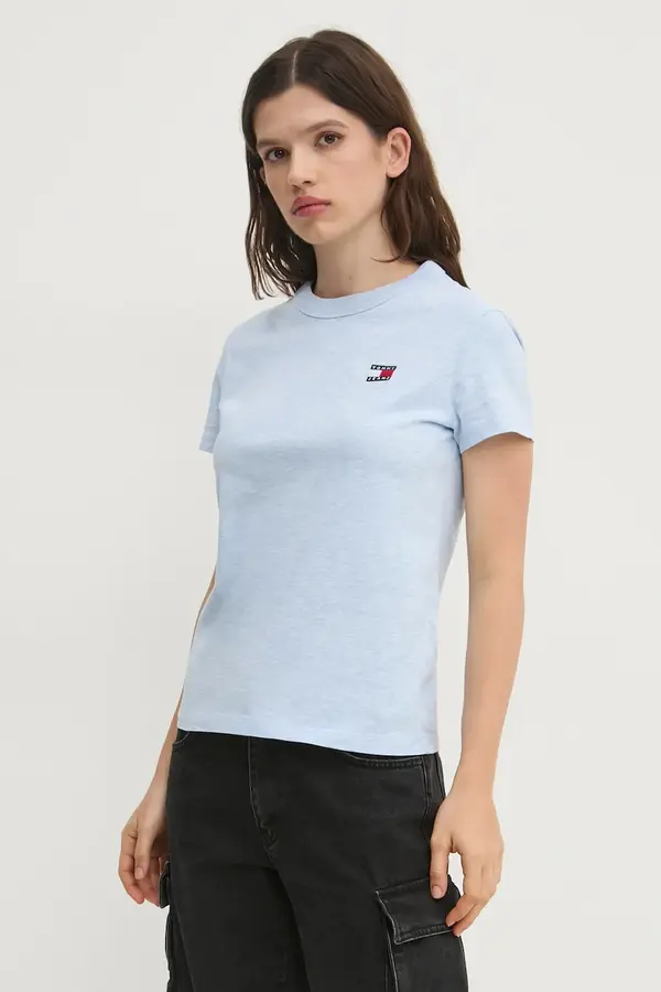 Tommy Jeans Bombažna kratka majica Tommy Jeans