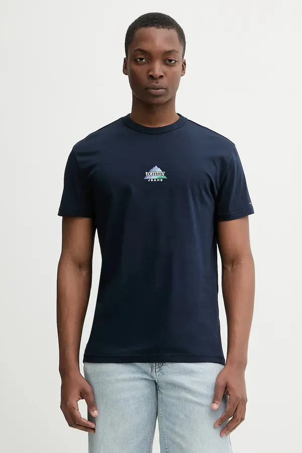 Tommy Jeans Bombažna kratka majica Tommy Jeans