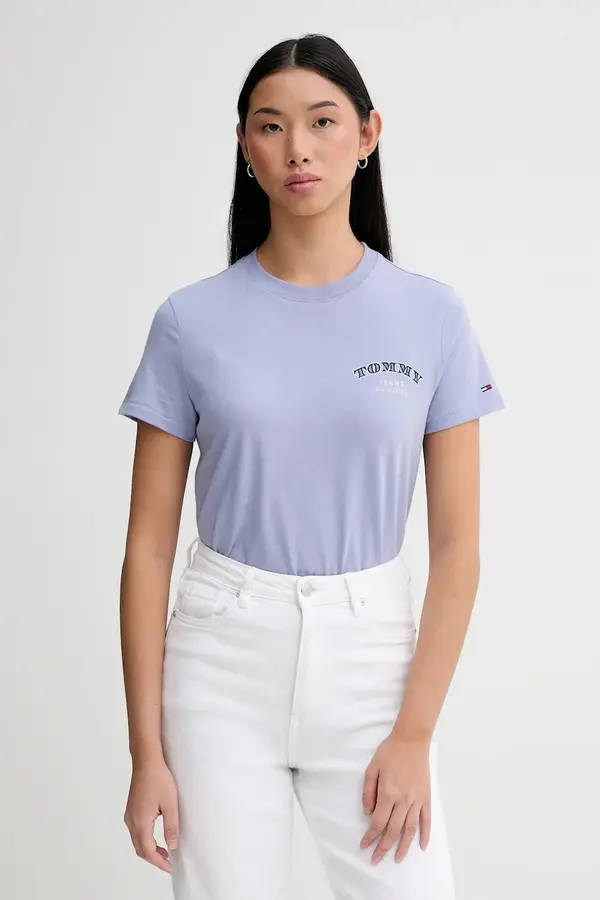 Tommy Jeans Bombažna kratka majica Tommy Jeans