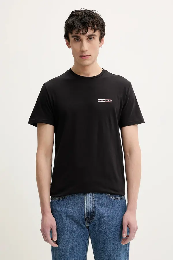 Tommy Jeans Bombažna kratka majica Tommy Jeans
