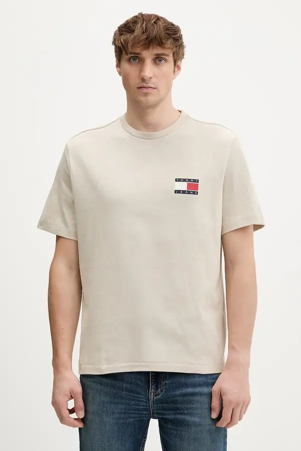Tommy Jeans Bombažna kratka majica Tommy Jeans