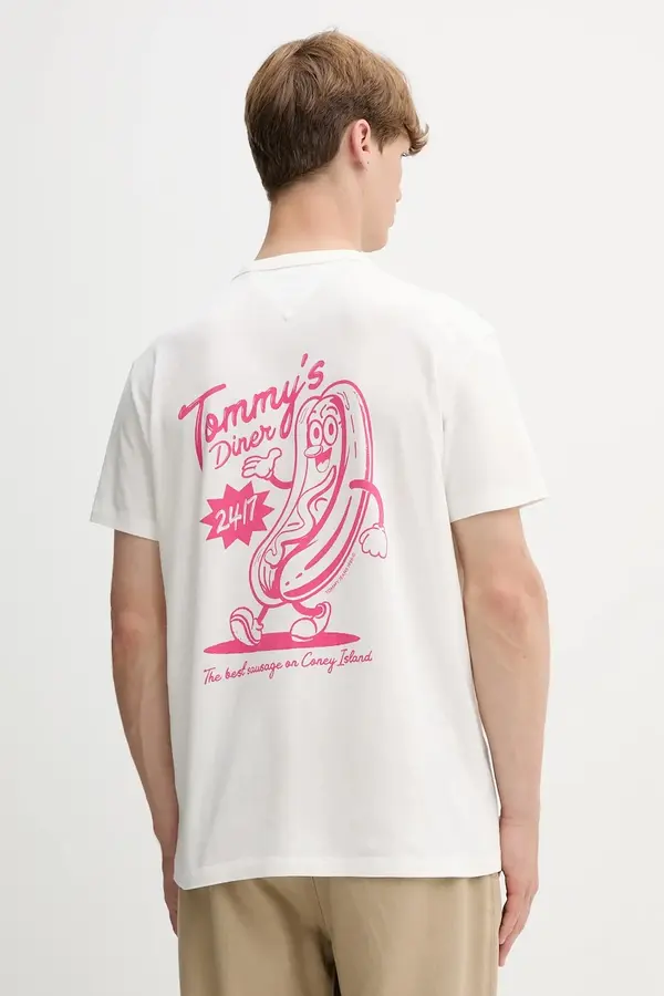 Tommy Jeans Bombažna kratka majica Tommy Jeans