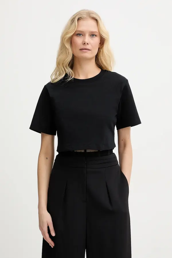 Twinset Bombažna kratka majica Twinset