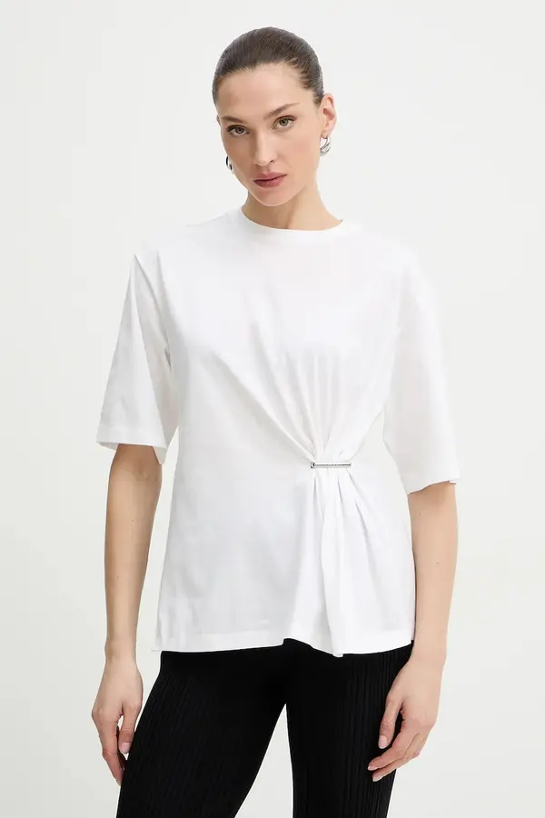 Twinset Bombažna kratka majica Twinset