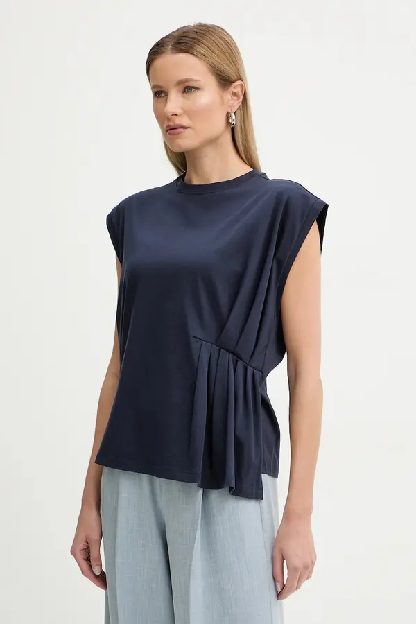 Twinset Bombažna kratka majica Twinset