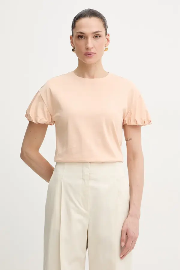 Twinset Bombažna kratka majica Twinset