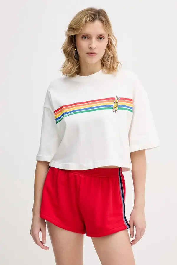 United Colors of Benetton Bombažna kratka majica United Colors of Benetton x Stranger Things