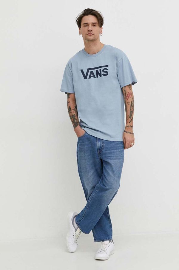 Vans Bombažna kratka majica Vans moški