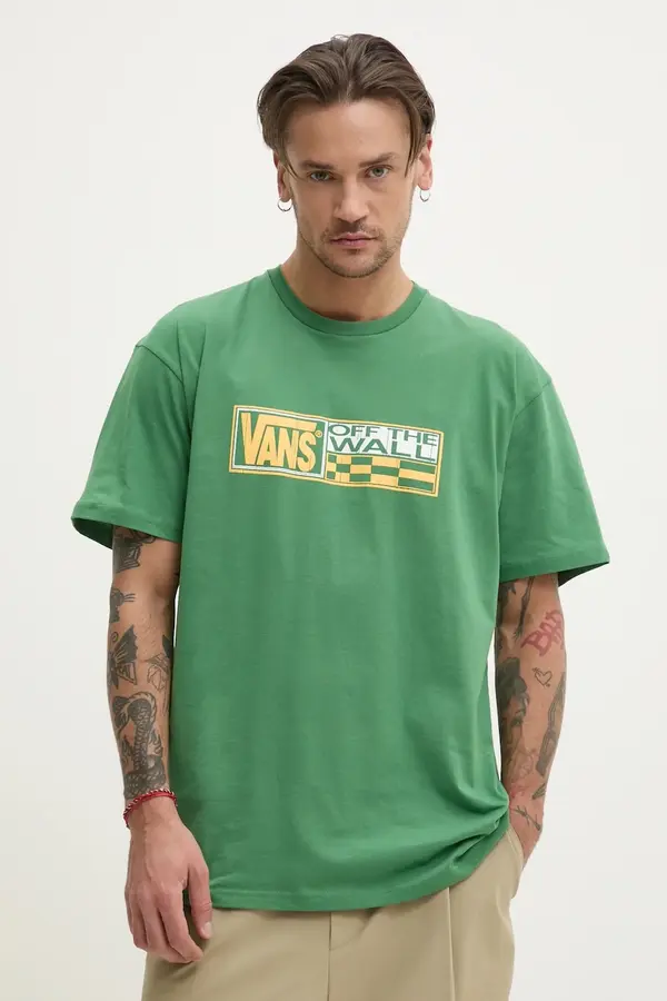 Vans Bombažna kratka majica Vans