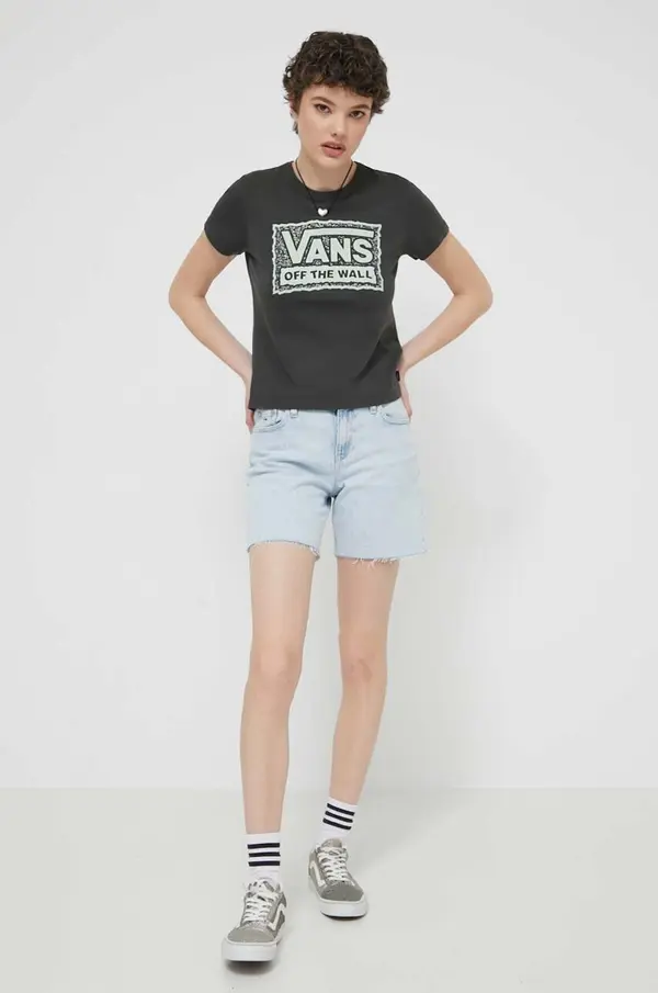 Vans Bombažna kratka majica Vans
