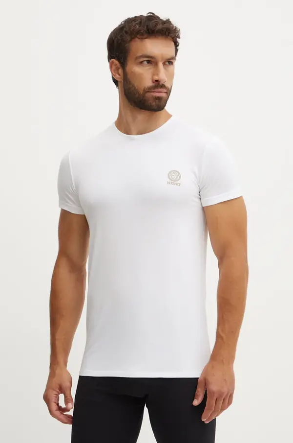 Versace Bombažna kratka majica Versace
