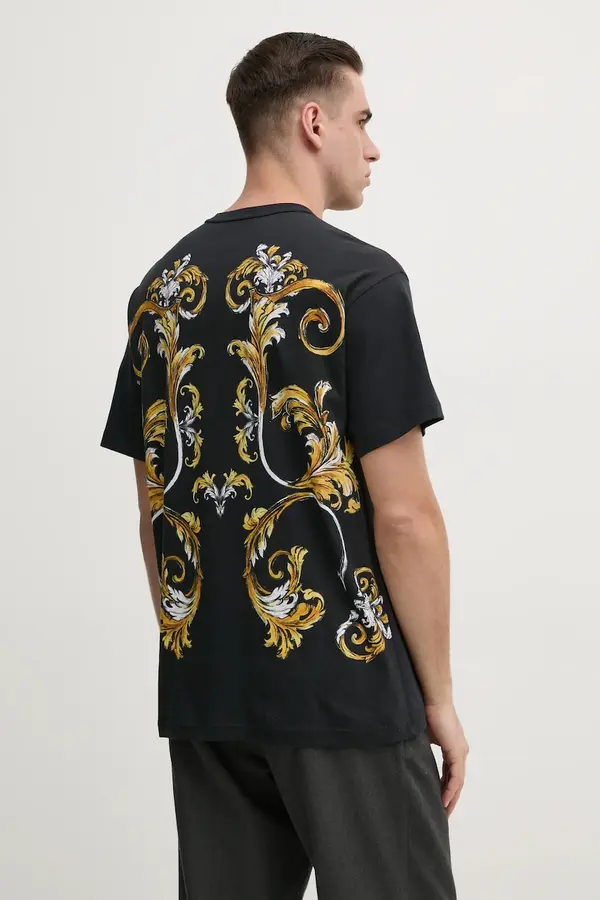 Versace Jeans Couture Bombažna kratka majica Versace Jeans Couture