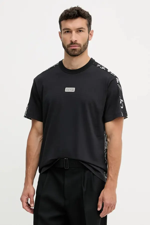 Versace Jeans Couture Bombažna kratka majica Versace Jeans Couture