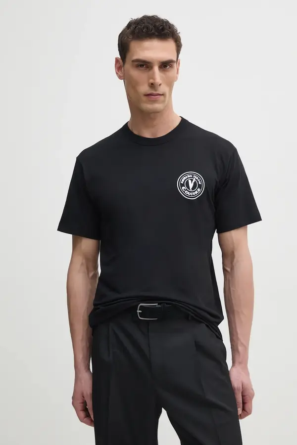 Versace Jeans Couture Bombažna kratka majica Versace Jeans Couture