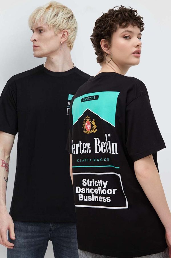 Vertere Berlin Bombažna kratka majica Vertere Berlin črna barva, VER T194