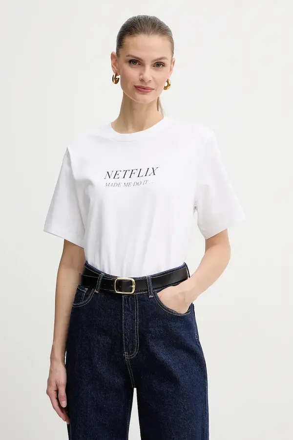 Victoria Beckham Bombažna kratka majica Victoria Beckham