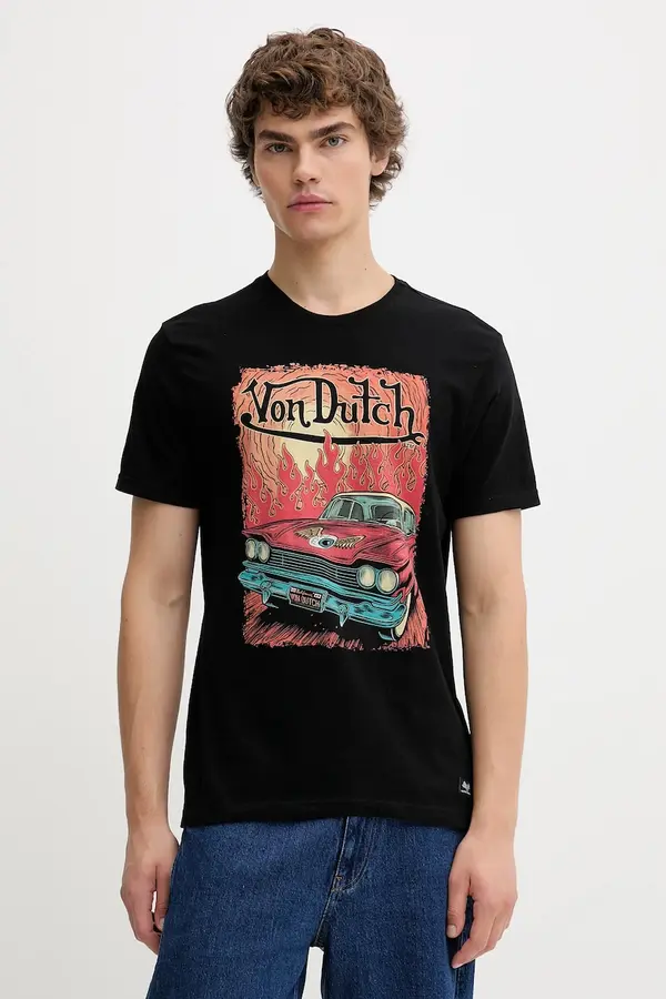 Von Dutch Bombažna kratka majica Von Dutch