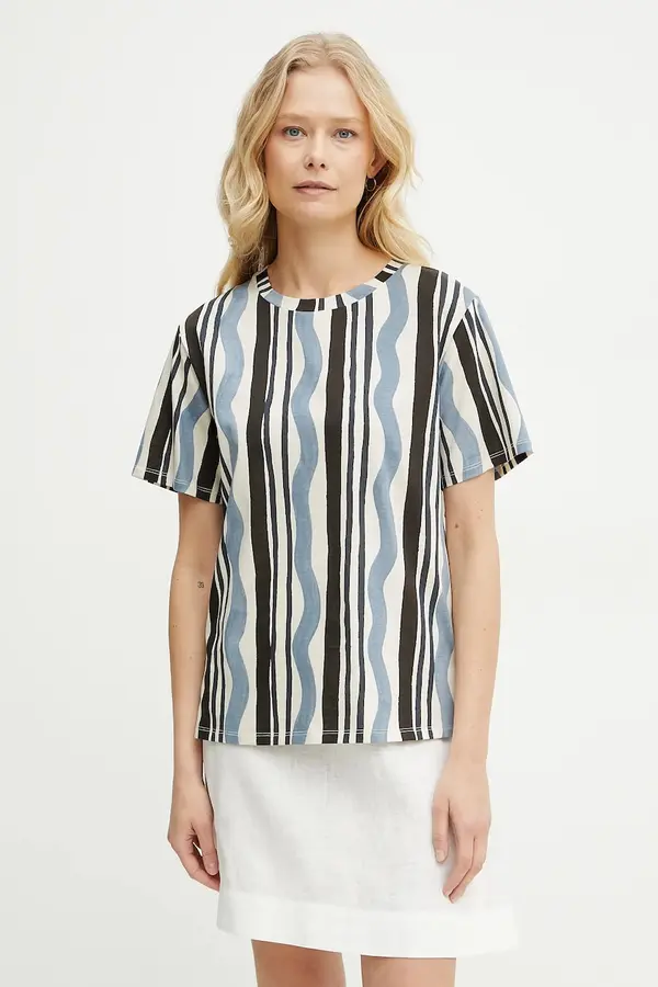 Weekend Max Mara Bombažna kratka majica Weekend Max Mara