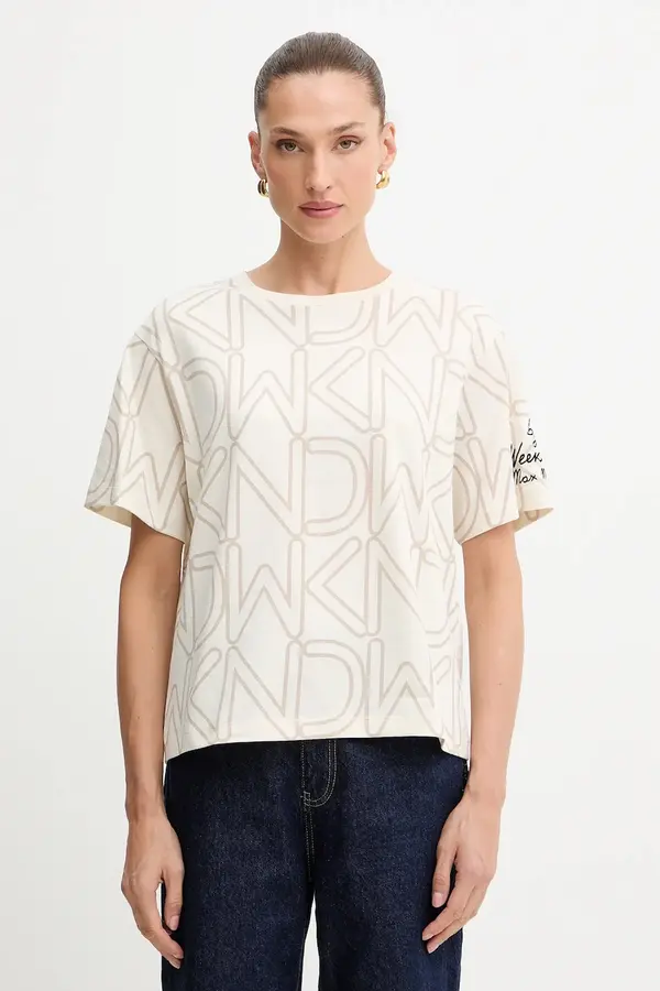 Weekend Max Mara Bombažna kratka majica Weekend Max Mara