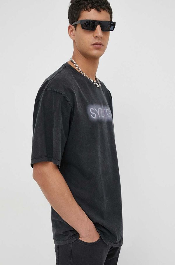 Won Hundred Bombažna kratka majica Won Hundred črna barva