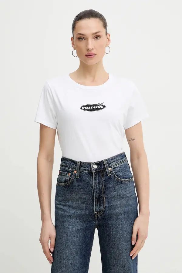 Zadig&Voltaire Bombažna kratka majica ZADIG&VOLTAIRE