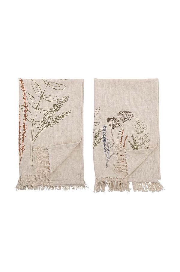 Bloomingville Bombažna kuhinjska brisača Bloomingville Bea 2-pack