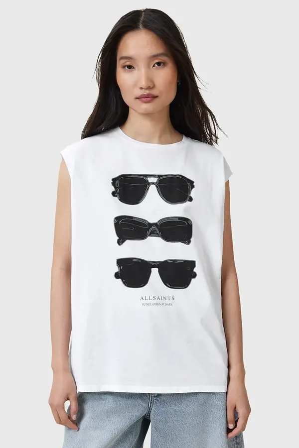 AllSaints Bombažna majica AllSaints SUNNIES