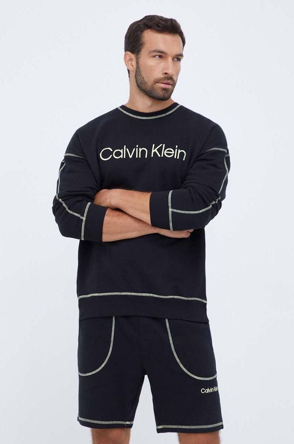 Calvin Klein Underwear Bombažna majica Calvin Klein Underwear črna barva
