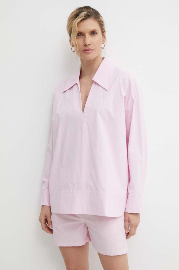 Resume Bombažna majica Résumé VictoriaRS Shirt ženska, roza barva, 19610951