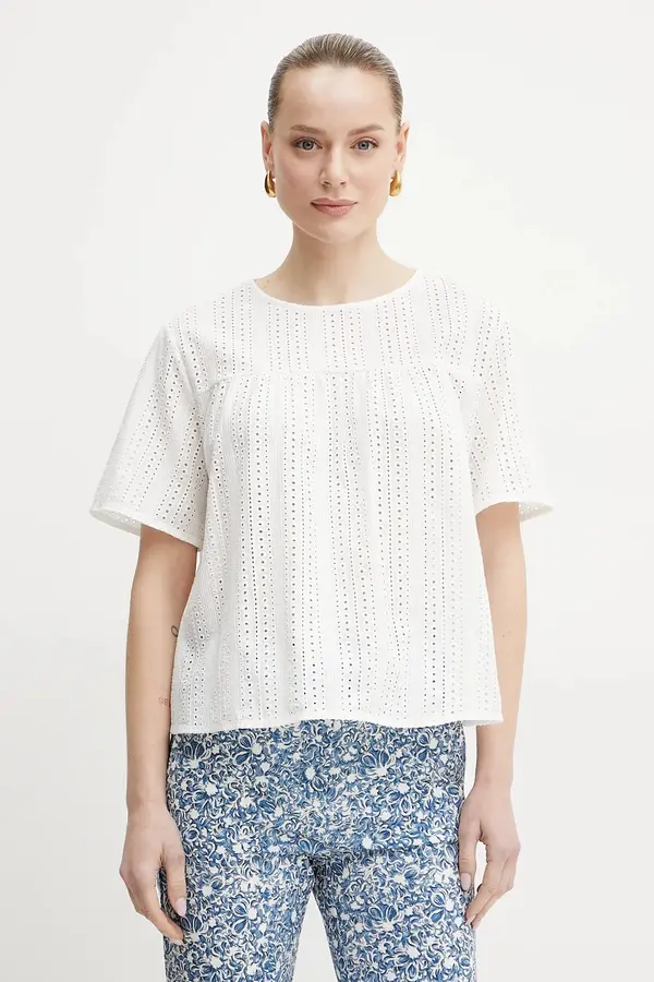 Weekend Max Mara Bombažna majica Weekend Max Mara