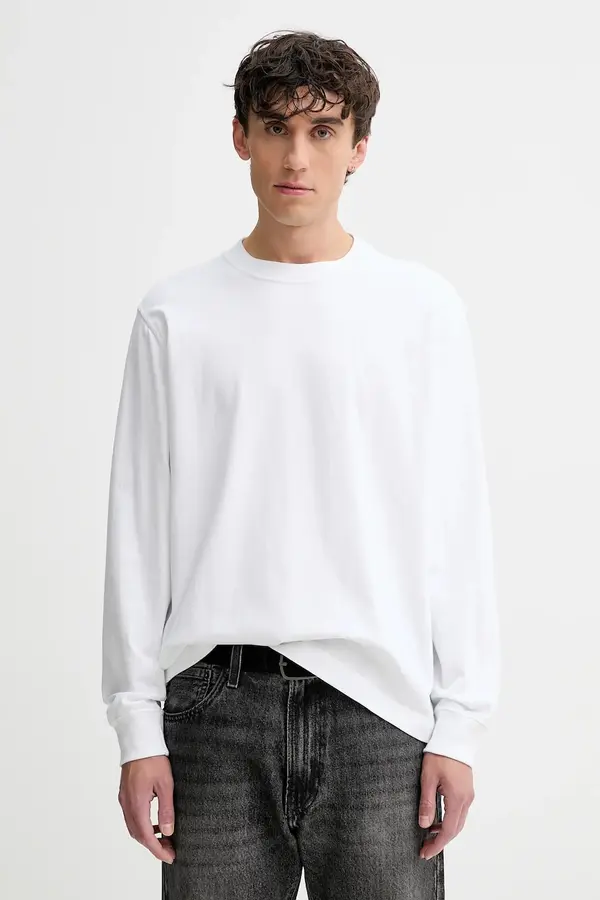 Abercrombie & Fitch Bombažna majica z dolgimi rokavi Abercrombie & Fitch