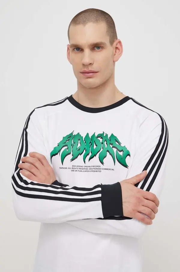 adidas Originals Bombažna majica z dolgimi rokavi adidas Originals Flames