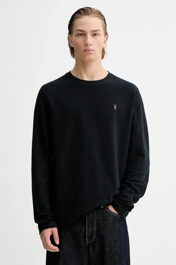 AllSaints Bombažna majica z dolgimi rokavi AllSaints ROWE