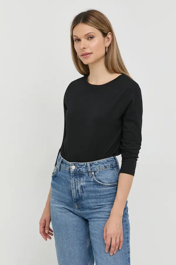 Armani Exchange Bombažna majica z dolgimi rokavi Armani Exchange