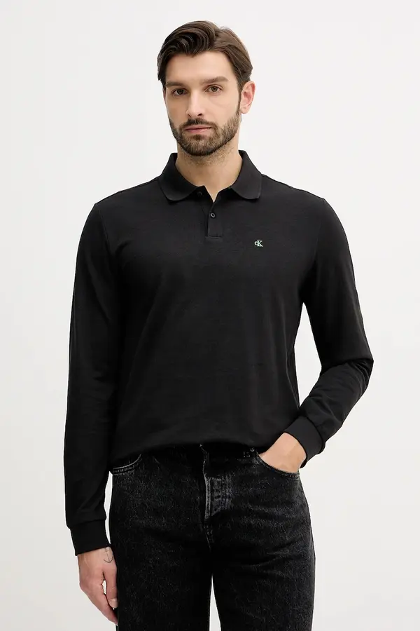 Calvin Klein Jeans Bombažna majica z dolgimi rokavi Calvin Klein Jeans