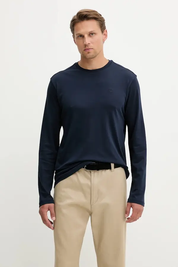 Calvin Klein Bombažna majica z dolgimi rokavi Calvin Klein