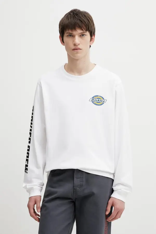Dickies Bombažna majica z dolgimi rokavi Dickies