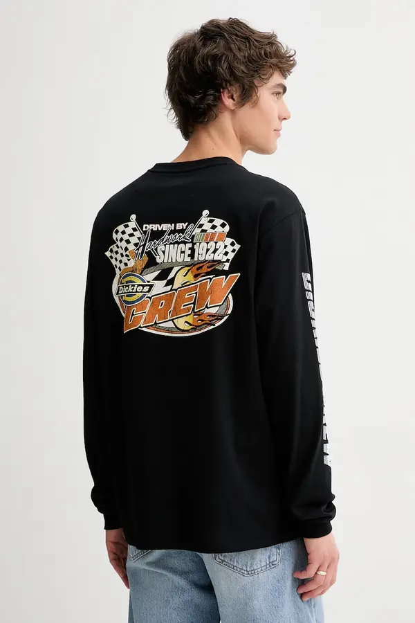 Dickies Bombažna majica z dolgimi rokavi Dickies