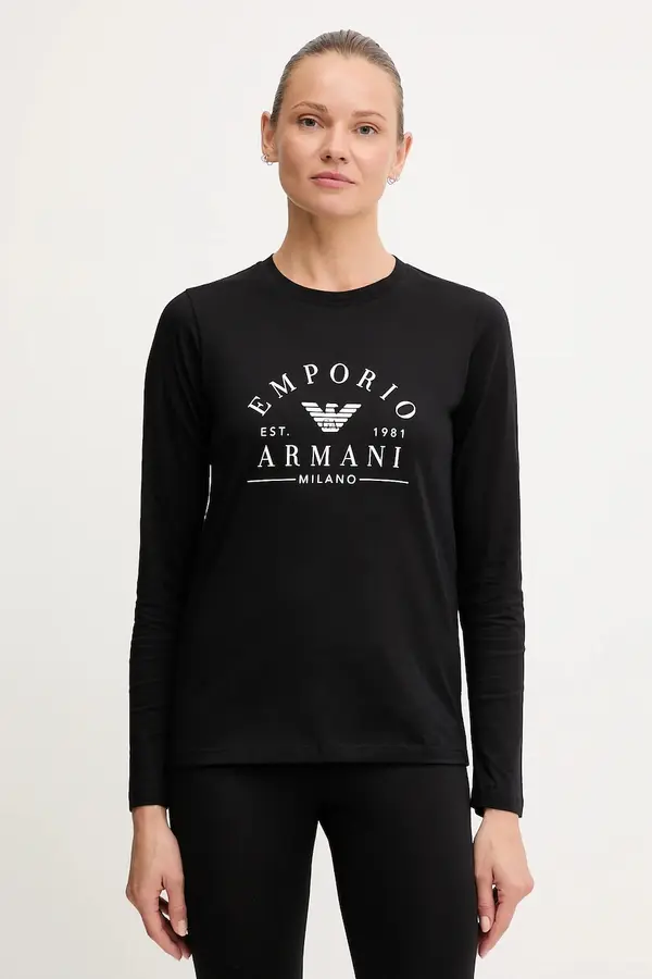 Emporio Armani Underwear Bombažna majica z dolgimi rokavi Emporio Armani Underwear