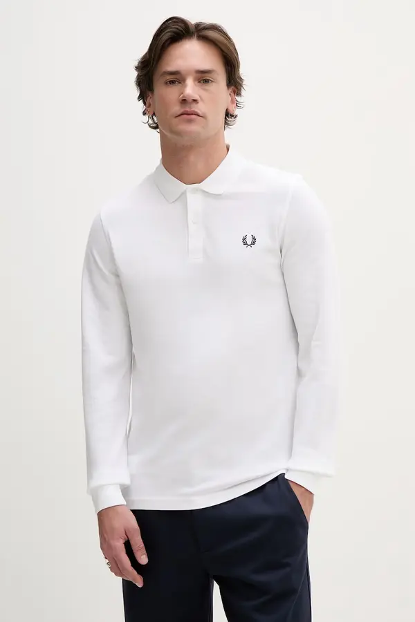 Fred Perry Bombažna majica z dolgimi rokavi Fred Perry