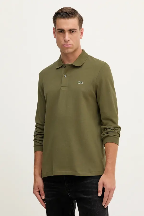 Lacoste Bombažna majica z dolgimi rokavi Lacoste