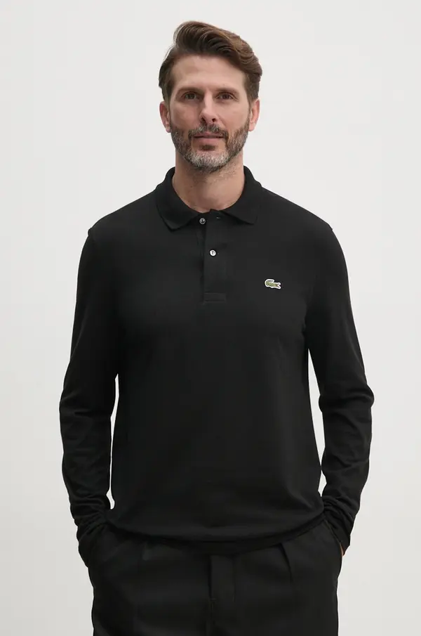 Lacoste Bombažna majica z dolgimi rokavi Lacoste L1312 031