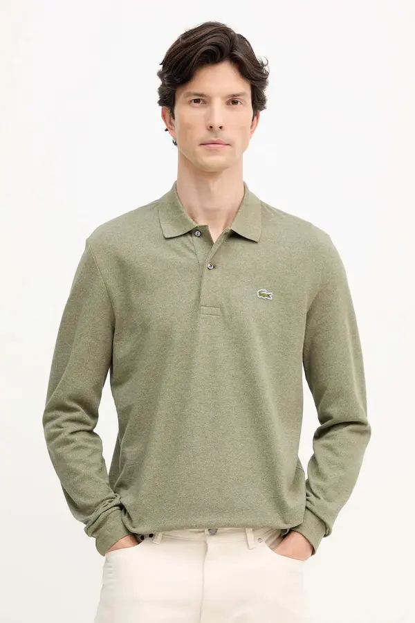 Lacoste Bombažna majica z dolgimi rokavi Lacoste