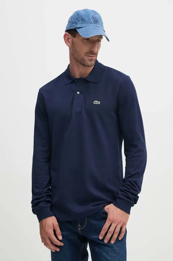 Lacoste Bombažna majica z dolgimi rokavi Lacoste