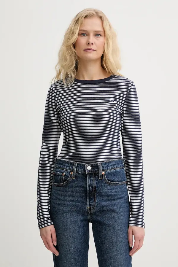 Levi's Bombažna majica z dolgimi rokavi Levi's ESSENTIAL HM