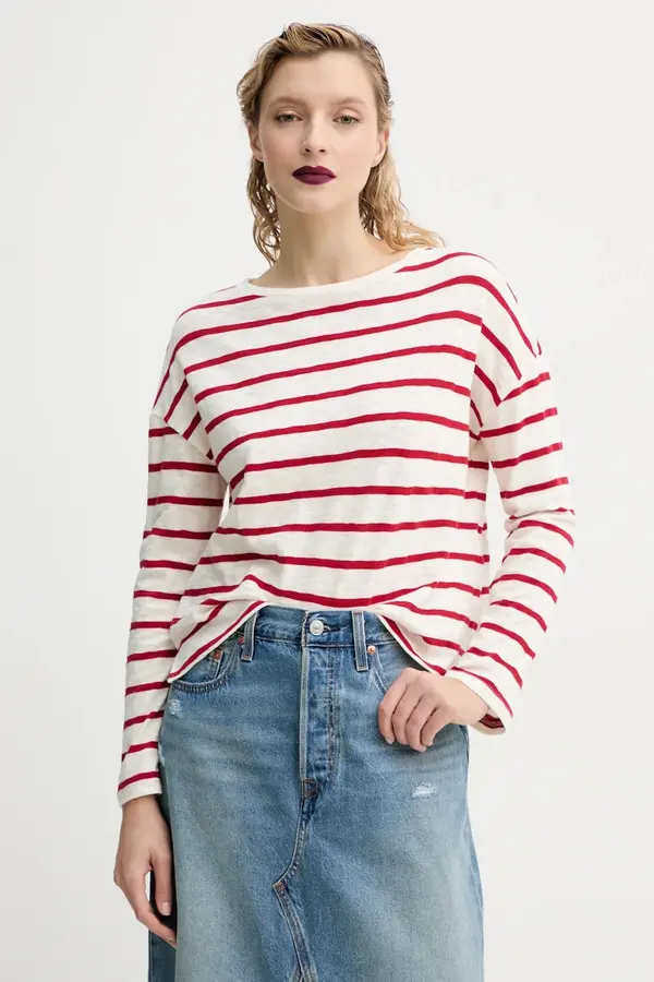 Levi's Bombažna majica z dolgimi rokavi Levi's