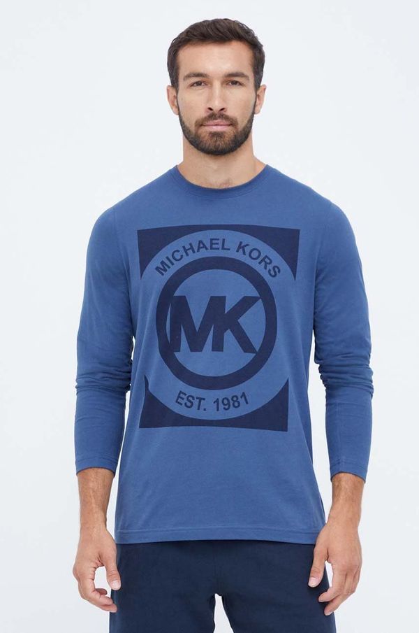 Michael Kors Bombažna majica z dolgimi rokavi Michael Kors