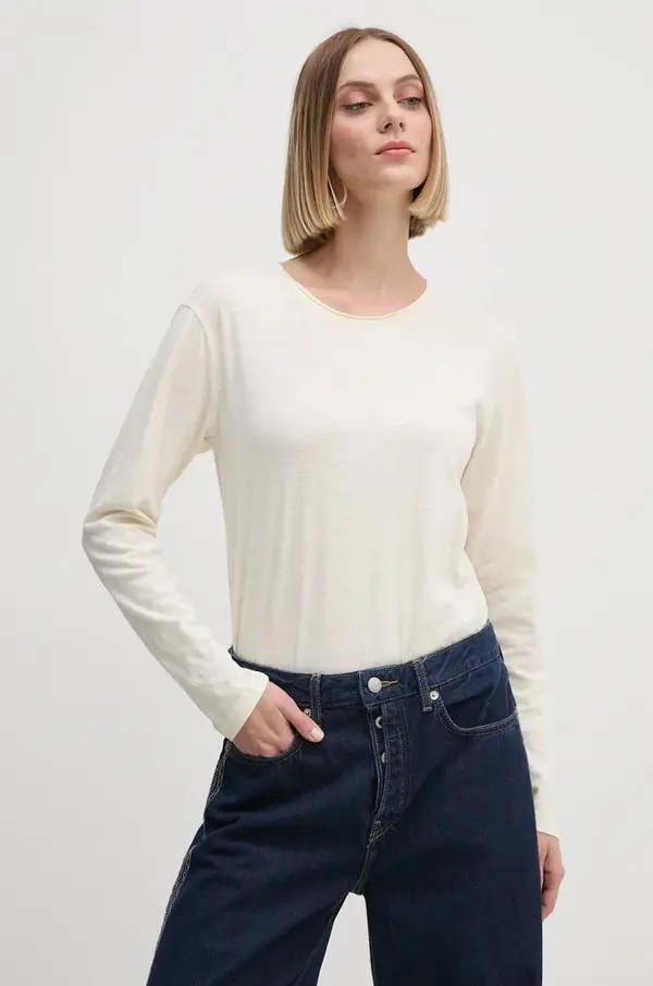 Pepe Jeans Bombažna majica z dolgimi rokavi Pepe Jeans FLOREN