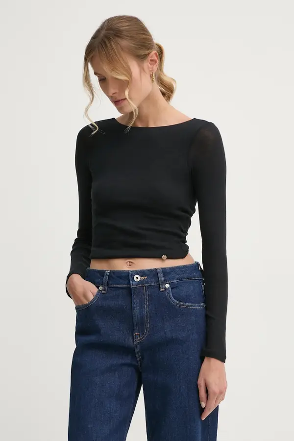 Pepe Jeans Bombažna majica z dolgimi rokavi Pepe Jeans LULLY