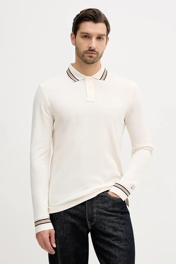 Tommy Hilfiger Bombažna majica z dolgimi rokavi Tommy Hilfiger